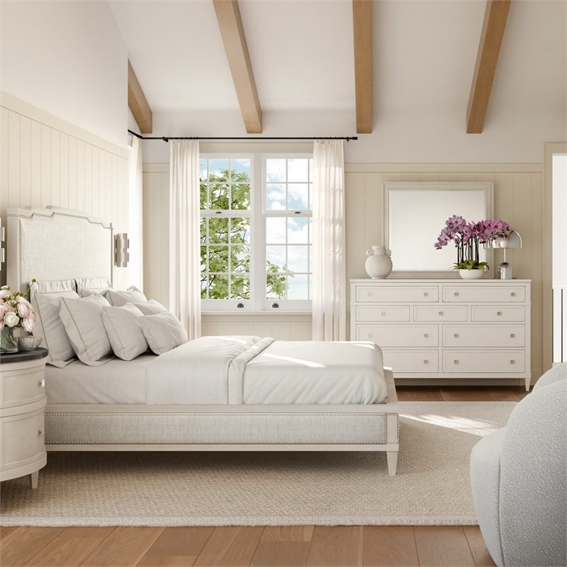 Magnussen Home Gardenia Bay White Telephone Table