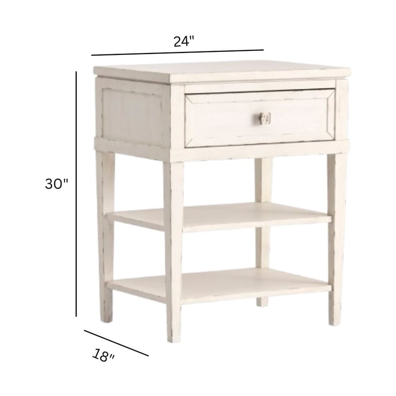 Magnussen Home Gardenia Bay White Telephone Table