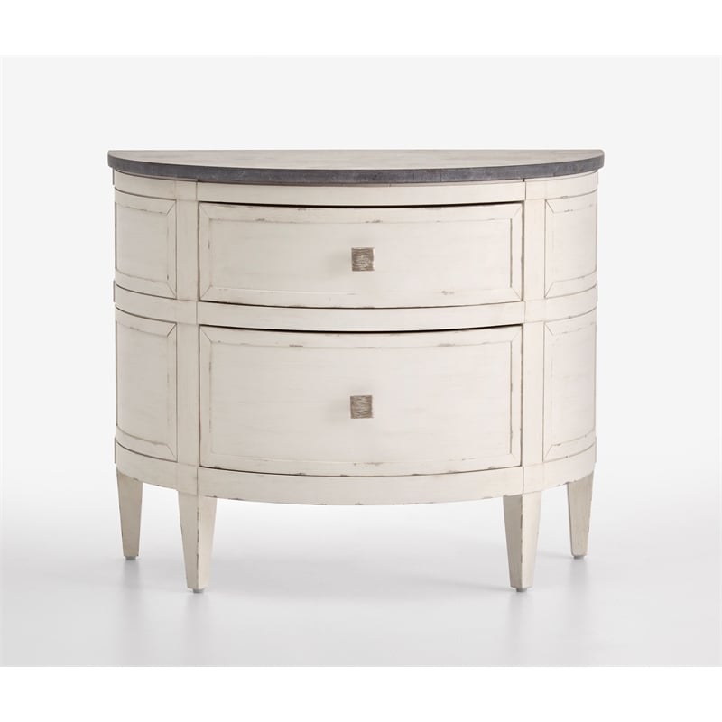 Magnussen Home Gardenia Bay White Accent Nightstand