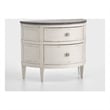 Magnussen Home Gardenia Bay White Accent Nightstand