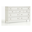 Magnussen Home Gardenia Bay White 9-Drawers Bedroom Dresser