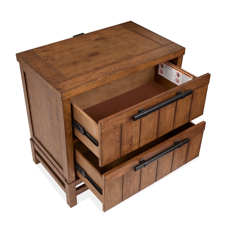 Magnussen Home Conway Honey Wheat Drawer Nightstand