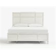 Gardenia Bay White Panel Bed