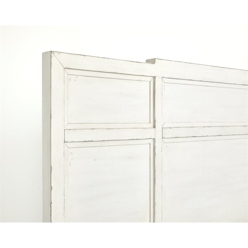 Gardenia Bay White Panel Bed