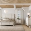Gardenia Bay White Panel Bed