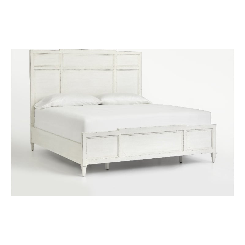 Gardenia Bay White Panel Bed