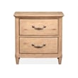 Magnussen Home Harmony Heights Drawer Nightstand in Belgium Wheat