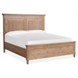 Magnussen Home Harmony Heights Queen Panel Bed in Belgium Wheat