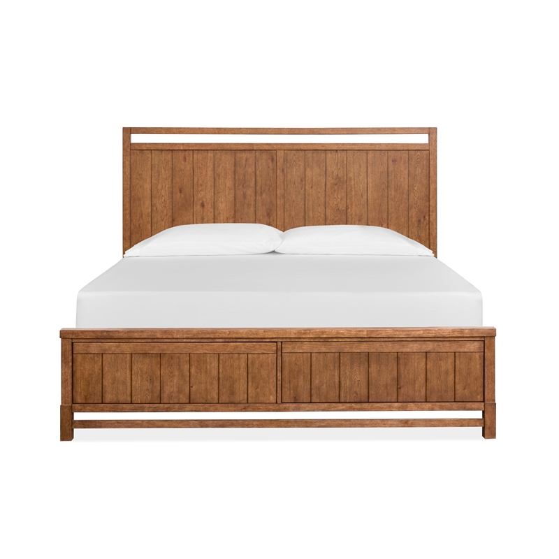 Magnussen Home Conway Queen Panel Bed in Honey Wheat