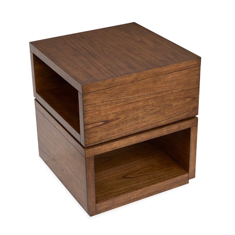 Magnussen Home Newton  Square End Table in Cinnamon