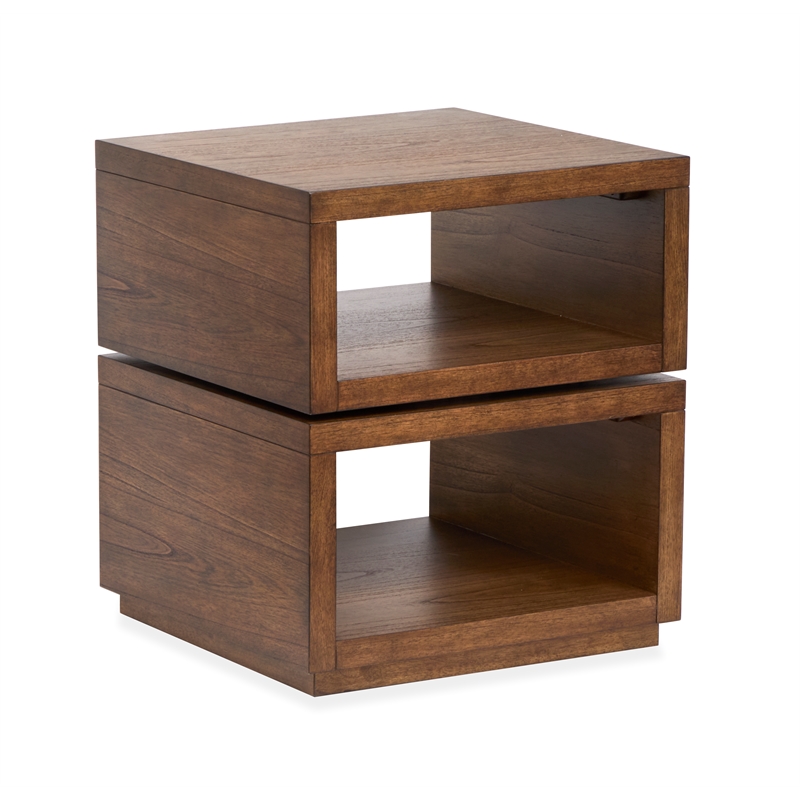 Magnussen Home Newton  Square End Table in Cinnamon
