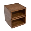 Magnussen Home Newton  Square End Table in Cinnamon