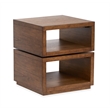 Magnussen Home Newton  Square End Table in Cinnamon