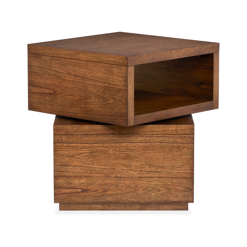Magnussen Home Newton  Square End Table in Cinnamon