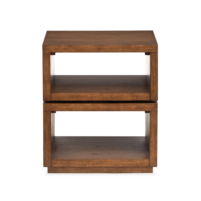 Magnussen Home Newton  Square End Table in Cinnamon