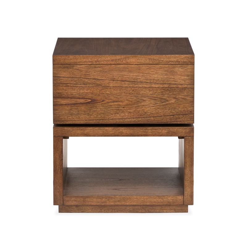 Magnussen Home Newton  Square End Table in Cinnamon