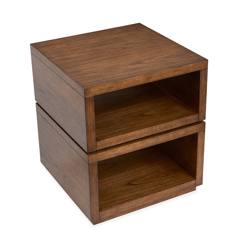 Magnussen Home Newton  Square End Table in Cinnamon