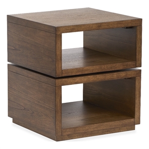 Magnussen Home Newton  Square End Table in Cinnamon