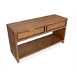 Magnussen Home Newton  Rectangular Sofa Table in Cinnamon Brown
