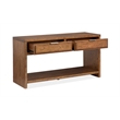 Magnussen Home Newton  Rectangular Sofa Table in Cinnamon Brown