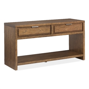 Magnussen Home Newton  Rectangular Sofa Table in Cinnamon Brown