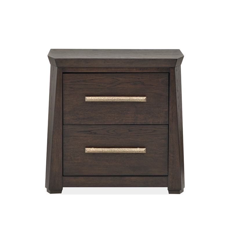 Magnussen Home Tauren  Open Nightstand in Coffee Bean