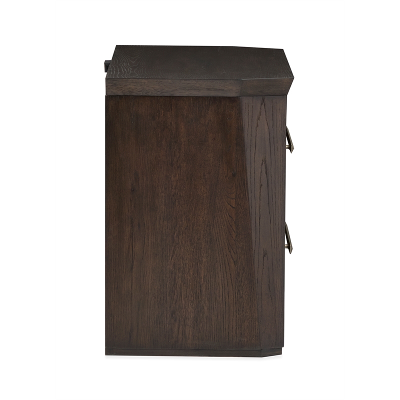 Magnussen Home Tauren  Open Nightstand in Coffee Bean
