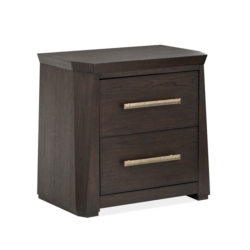 Magnussen Home Tauren  Open Nightstand in Coffee Bean