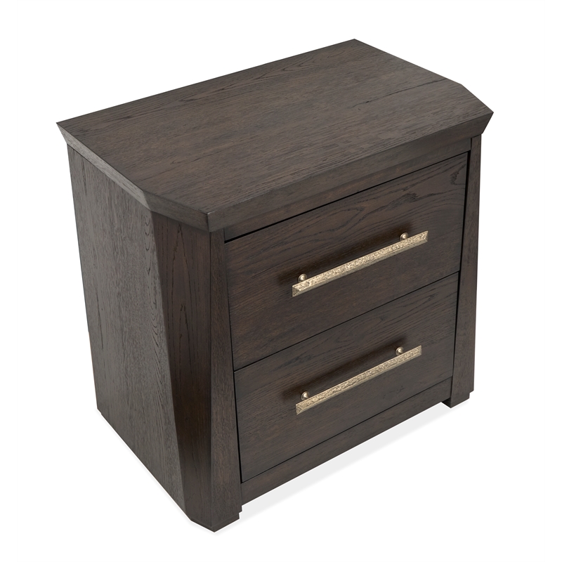 Magnussen Home Tauren  Open Nightstand in Coffee Bean