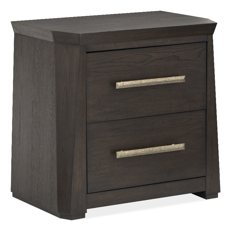 Magnussen Home Tauren  Open Nightstand in Coffee Bean