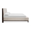 Magnussen Home Tauren Queen Upholstered Panel Bed in Coffee Bean