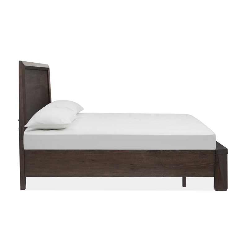 Magnussen Home Tauren California King Panel Storage Bed in Coffee Bean