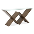 Magnussen Home Vector Rectangular Sofa Table in Russet