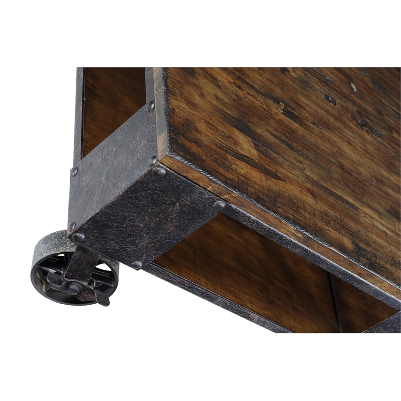 Magnussen Pinebrook Rectangular Cocktail Table in natural pine