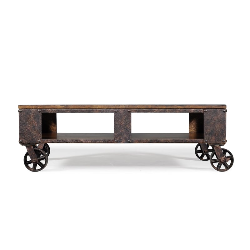 Magnussen Pinebrook Rectangular Cocktail Table in natural pine