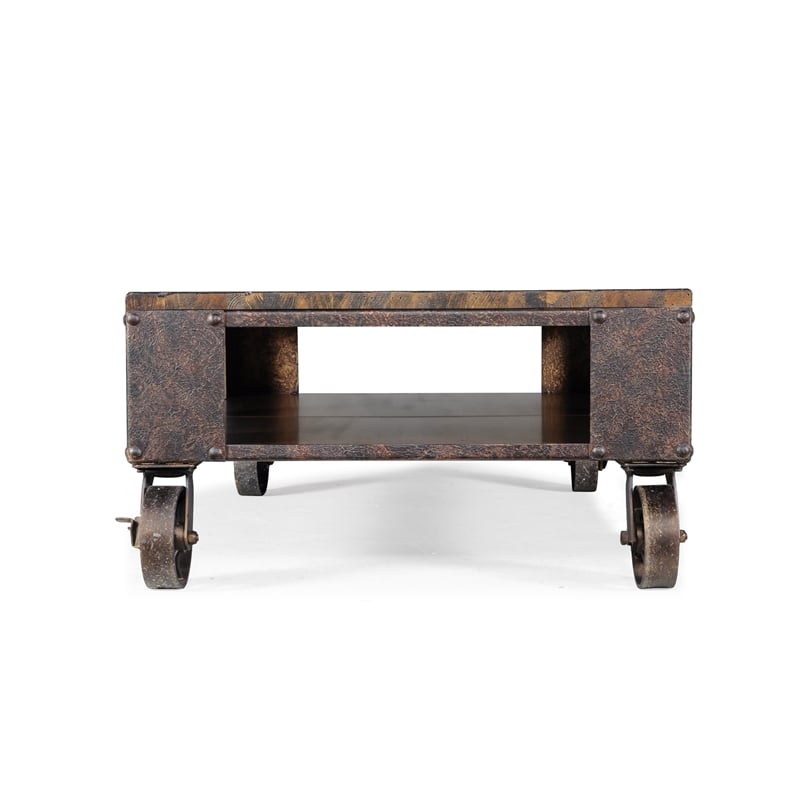 Magnussen Pinebrook Rectangular Cocktail Table in natural pine