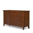 Magnussen Riley Wood 7 Drawer Dresser in Cherry Finish - Y1873-20