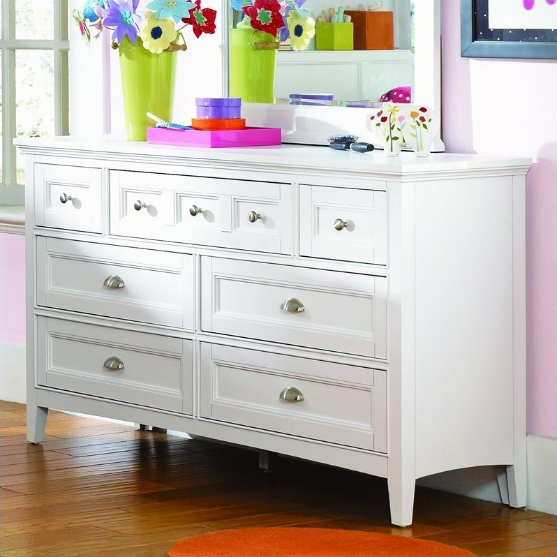 Magnussen Kenley 7 Drawer Dresser in White Finish - Y1875-20