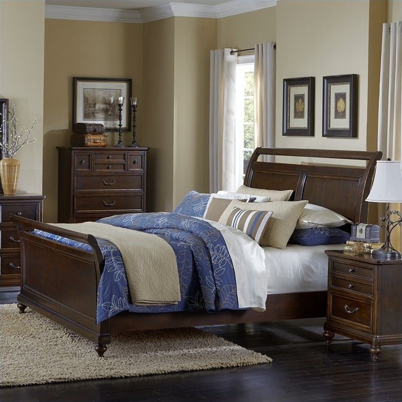 Magnussen Lafayette Wood Sleigh Bed   B2352 XX BED