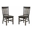 Magnussen Bellamy Dining Side Chair in Peppercorn (Set of 2)