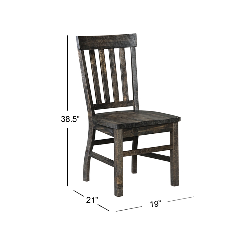 Magnussen Bellamy Dining Side Chair in Peppercorn (Set of 2)