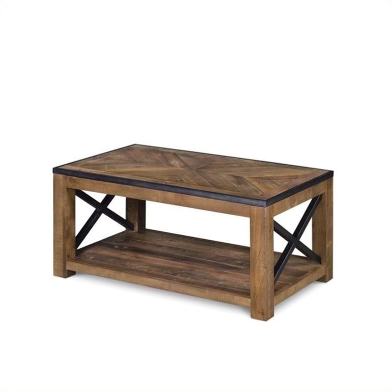 Magnussen Penderton Wood Small, Small Rectangle Wood Coffee Table