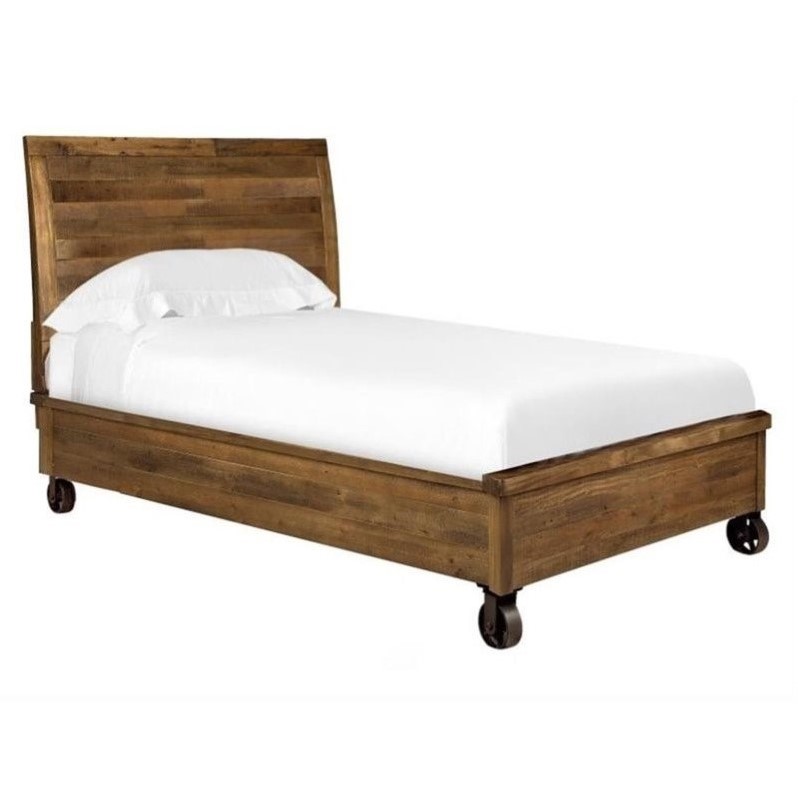 Magnussen Braxton Wood Island Bed with Casters in Natural Y2377XX