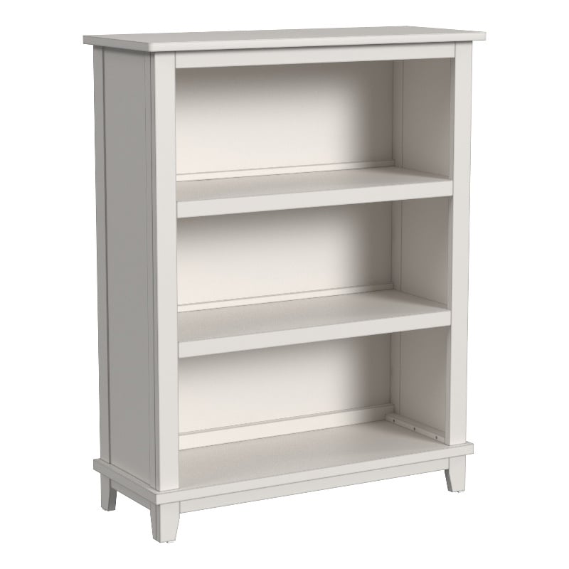 Westwood Design Lodge Farmhouse Wood Bookcase (KD) in Cream Finish