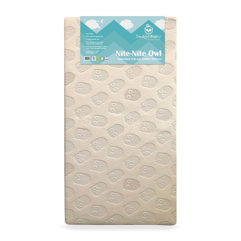 Westwood Design Mattress Fabric Nite-Nite Dual Sided Crib Mattress in Cream