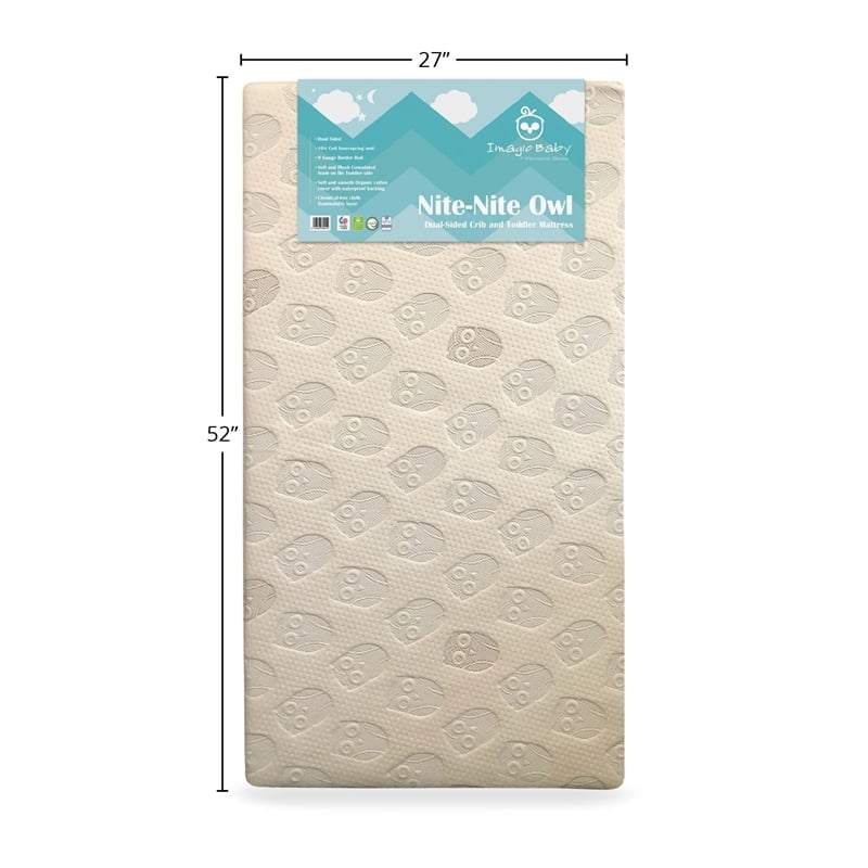 Westwood Design Mattress Fabric Nite-Nite Dual Sided Crib Mattress in Cream