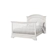 Westwood Design Olivia Traditional Wood Arch Convertible Crib in Brushed White