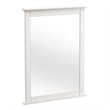 Westwood Design Lodge Farmhouse Style Wood Mirror in Cream Finish