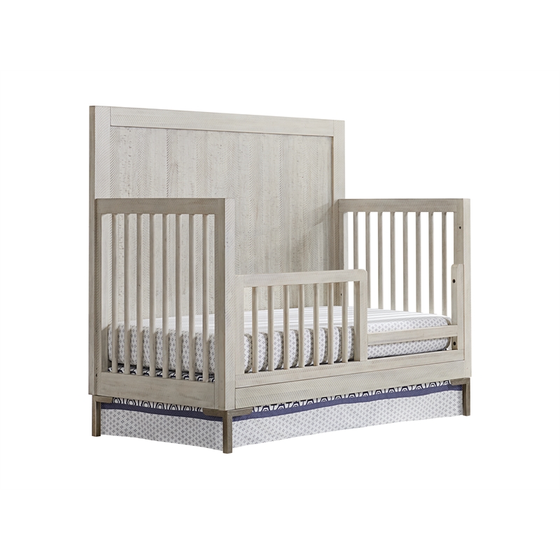 Westwood Design Beck Modern Wood Convertible Crib in Willow Gray Finish