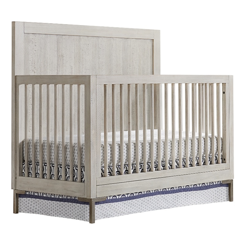 Westwood Design Beck Modern Wood Convertible Crib in Willow Gray Finish